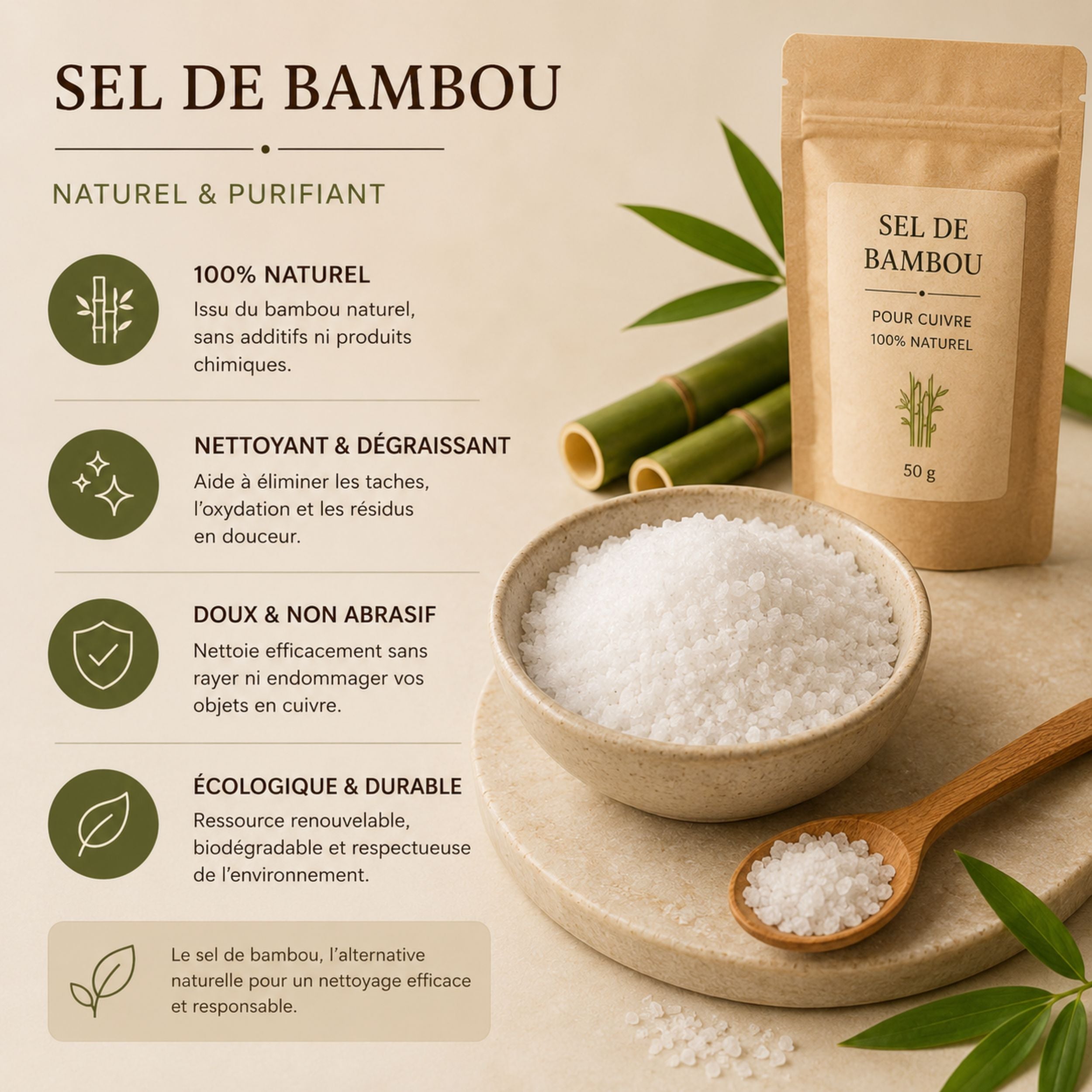 Kit d'entretien Cuivre - 100% Naturel