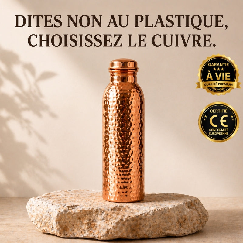 Gourde en Cuivre – MyTamra™ | L’Eau Purifiée Naturellement, Sans Plastique