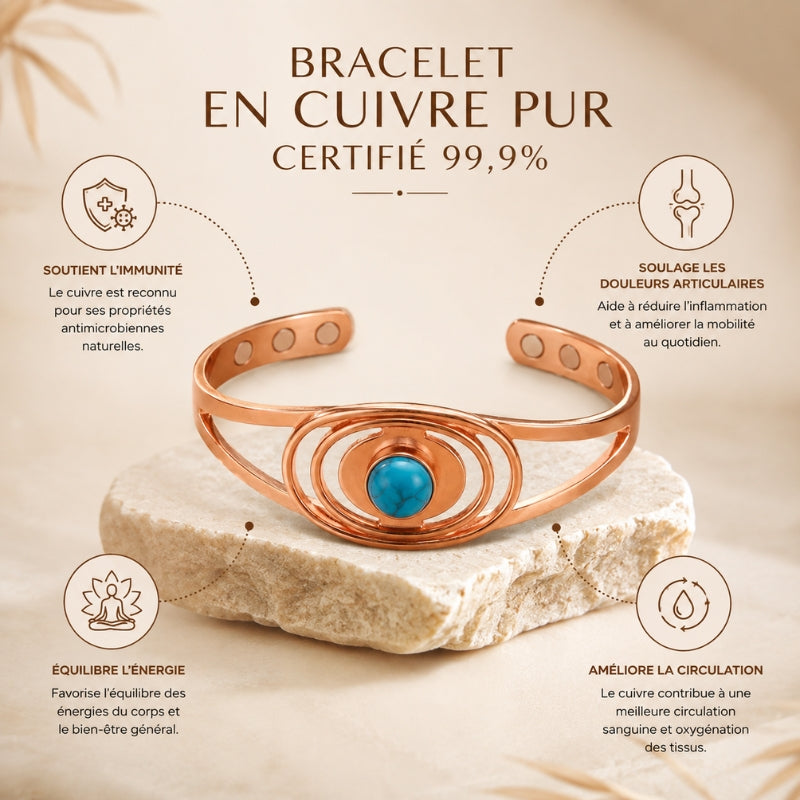 Bracelet MyTamra™ Azura - Cuivre Pur