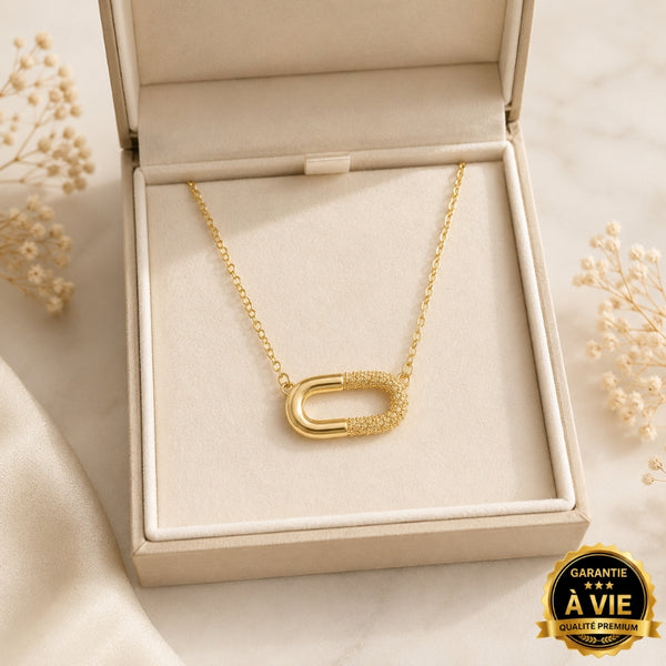 Collier en Cuivre Jaune