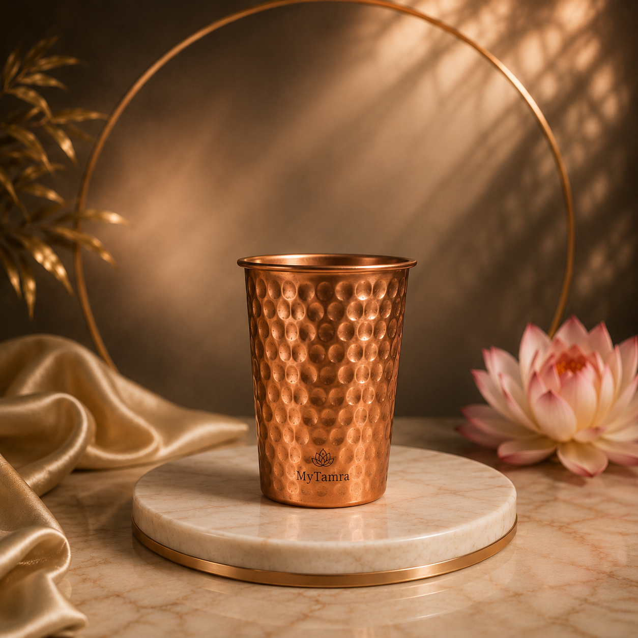 Verre en Cuivre Pur Massif 99,9% MyTamra™ - Heritage Edition