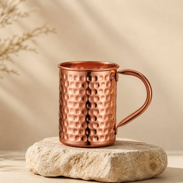 Mug en Cuivre  Martelé